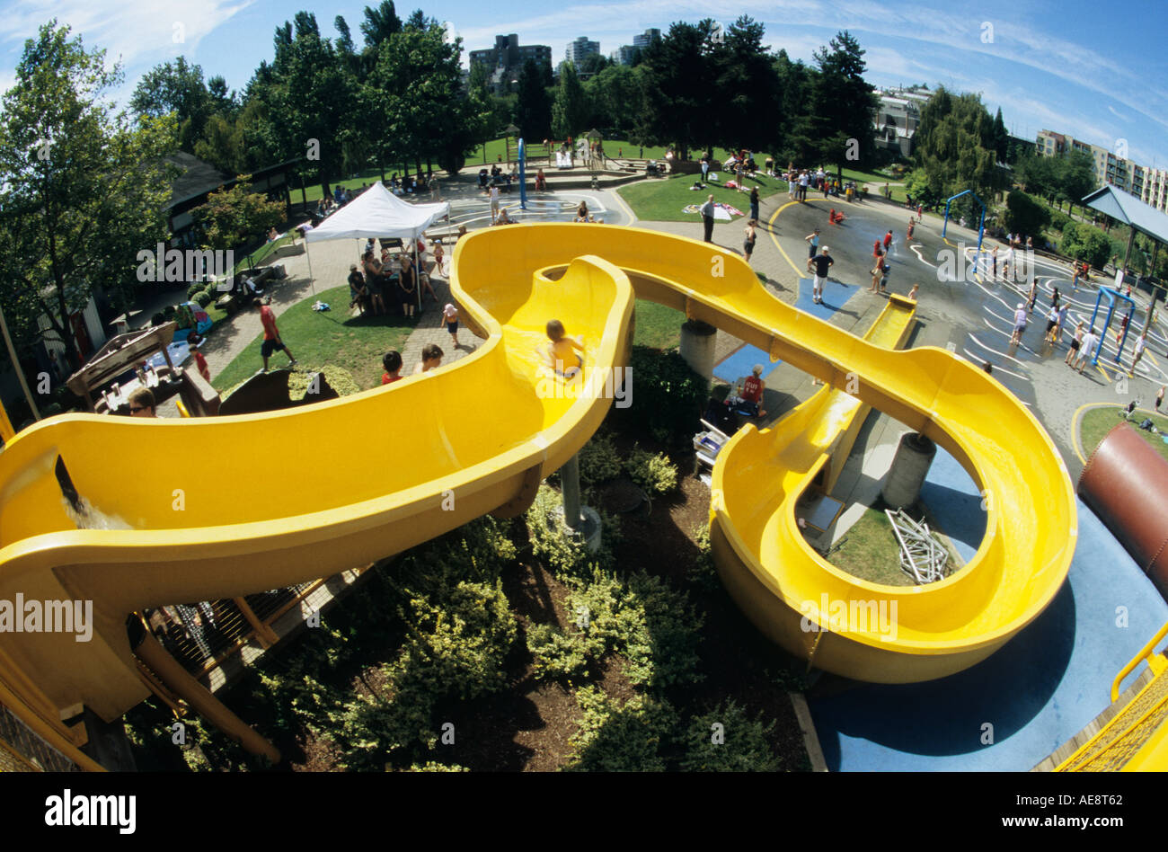 Granville Island Water Park Vancouver Bc Canada