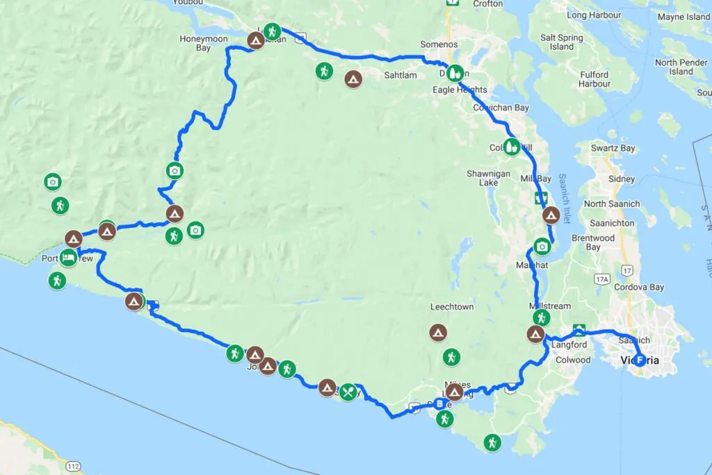 Pacific Marine Road Vancouver Island